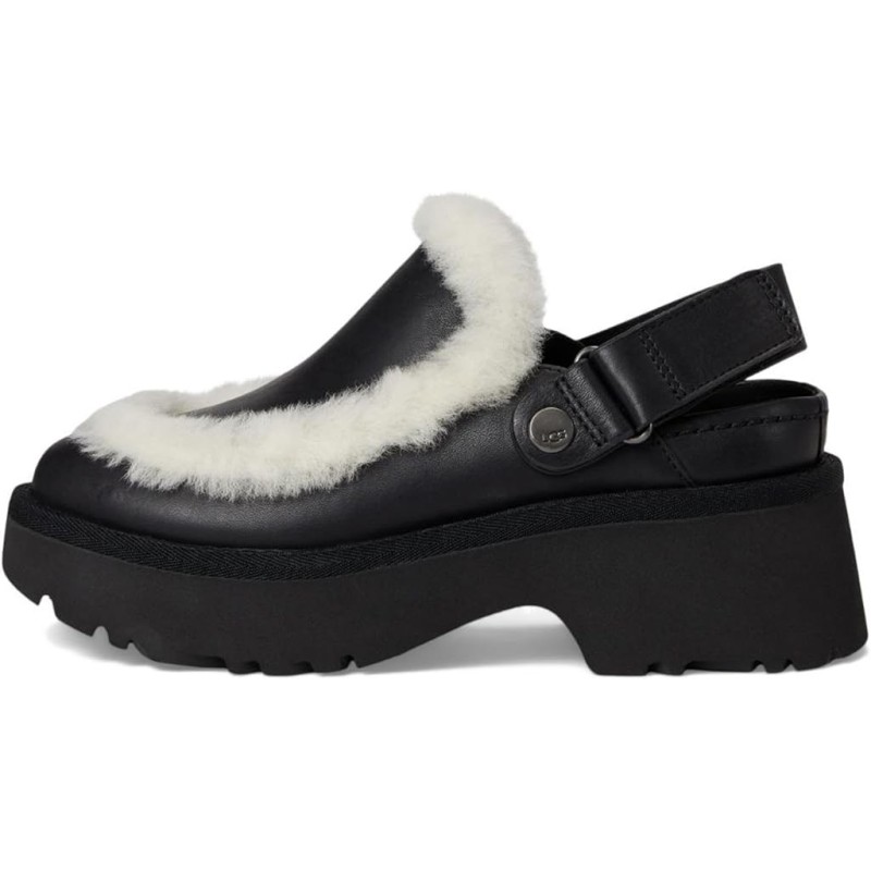 UGG Esmee Leather Clog Cuir Souple Résistant